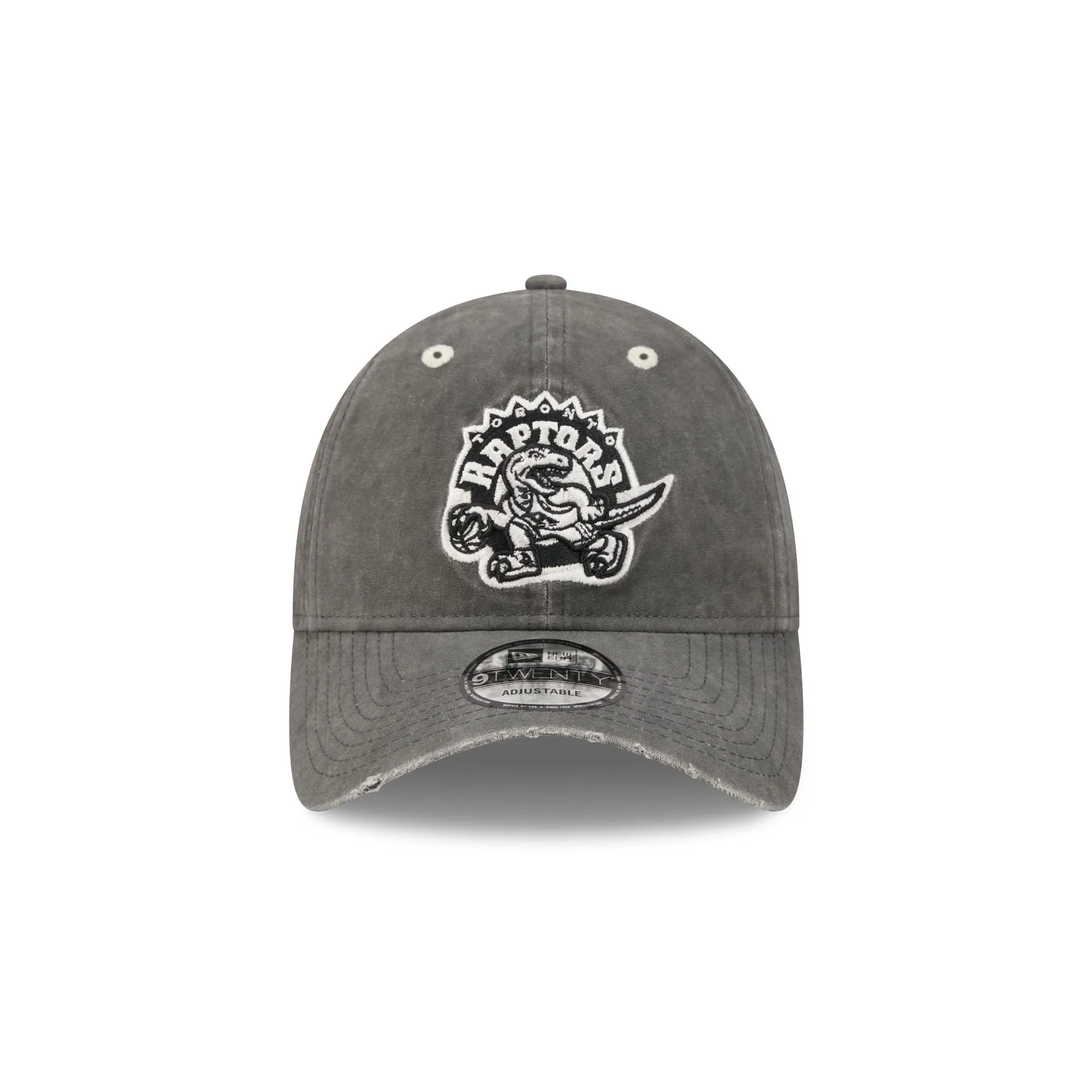 Toronto Raptors Washed Black Cotton 9TWENTY Adjustable Hat sold by New Era product image thumbnail 2