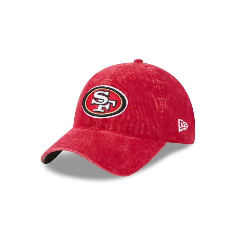 San Francisco 49ers Washed Cord 9TWENTY Adjustable Hat made by New Era