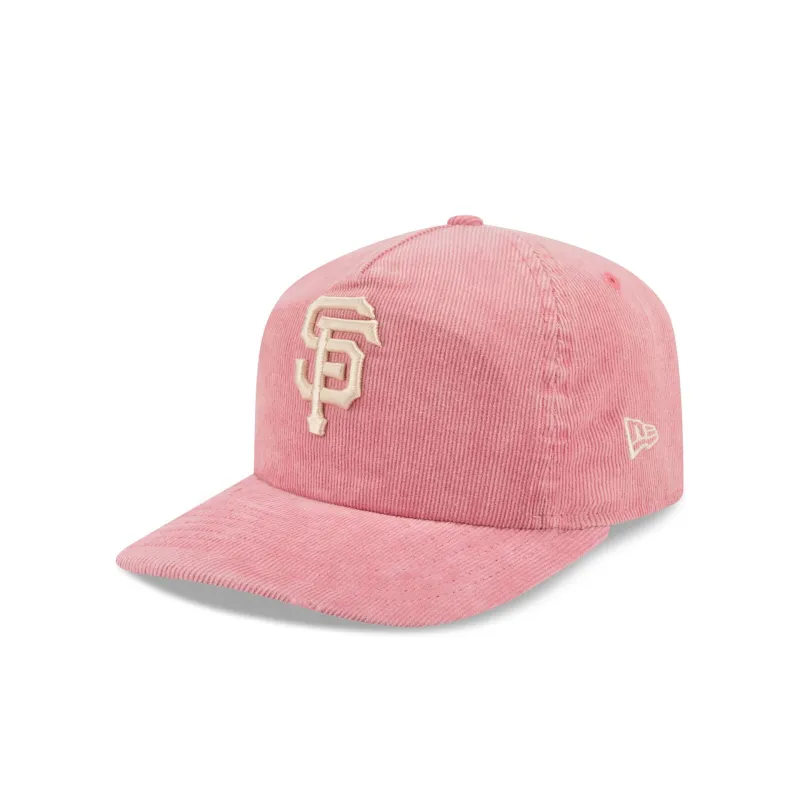 San Francisco Giants Pink Washed Corduroy 19TWENTY Adjustable Hat made by New Era