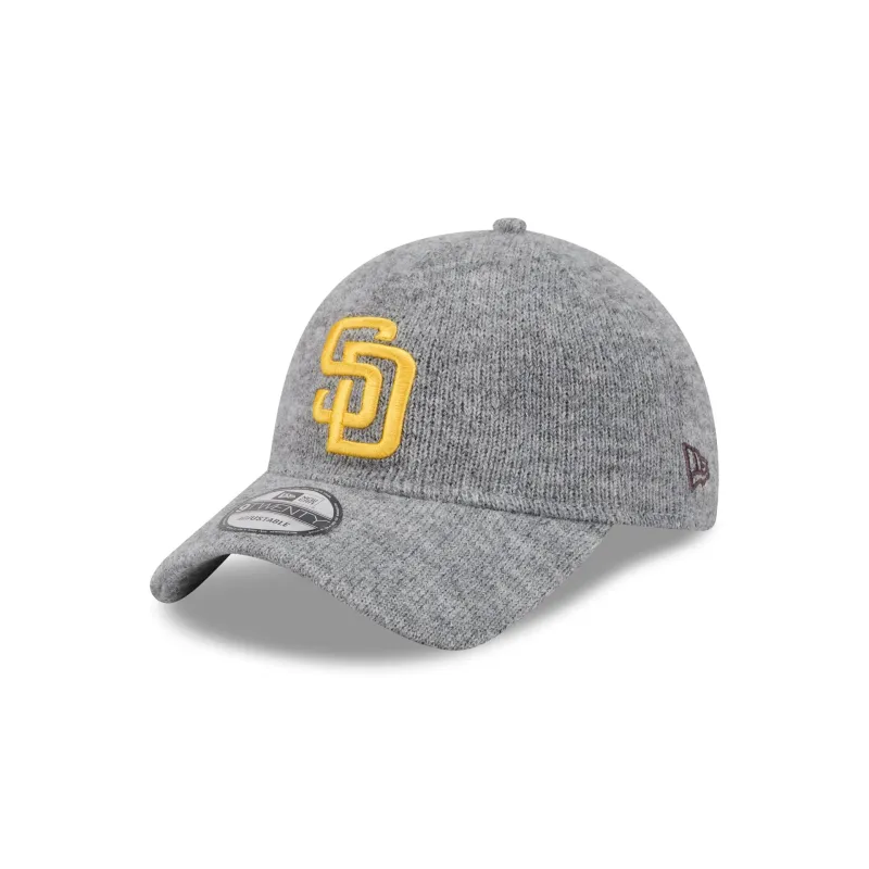 San Diego Padres Gray Wool 9TWENTY Adjustable Hat made by New Era