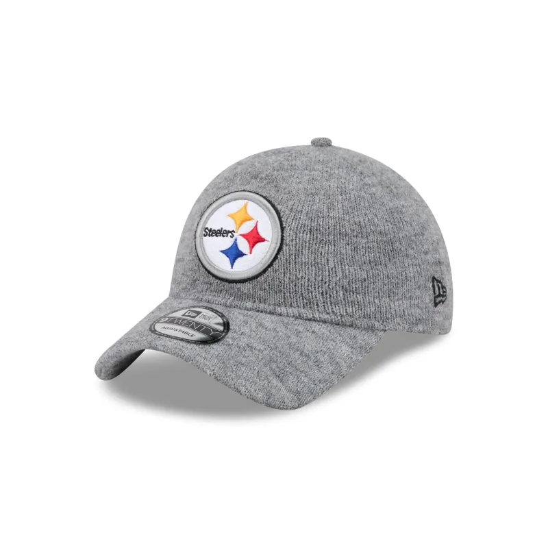 Pittsburgh Steelers Gray Wool 9TWENTY Adjustable Hat made by New Era