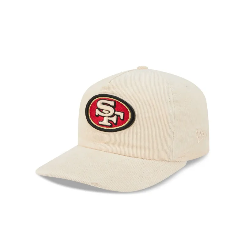 San Francisco 49ers Chrome Corduroy 19TWENTY Adjustable Hat made by New Era
