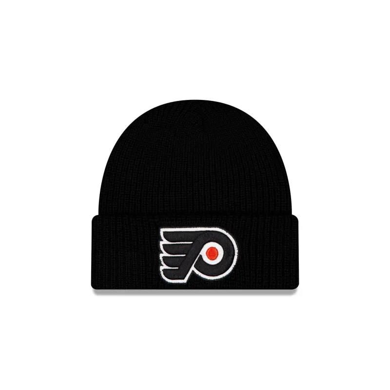 Philadelphia Flyers Black Cuff Knit Beanie Hat made by New Era