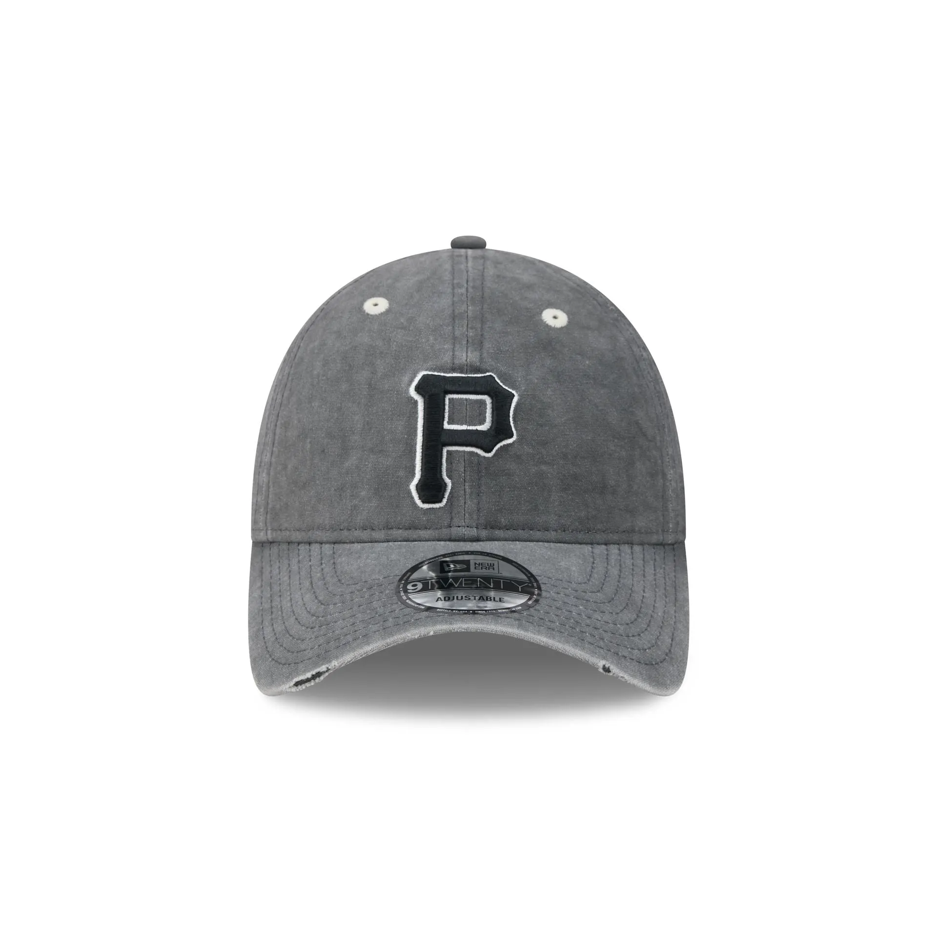 Pittsburgh Pirates Washed Black Cotton 9TWENTY Adjustable Hat sold by New Era product image thumbnail 2
