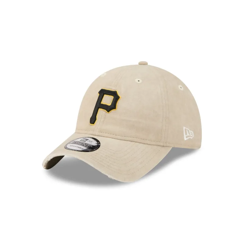 Pittsburgh Pirates Washed Stone Cotton 9TWENTY Adjustable Hat made by New Era