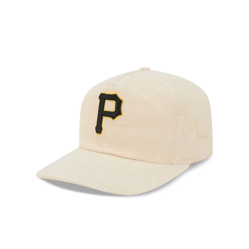 Pittsburgh Pirates Chrome Corduroy 19TWENTY Adjustable Hat made by New Era