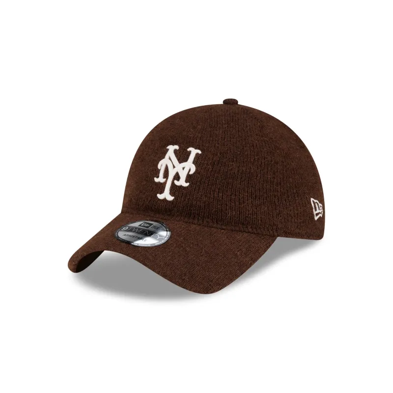 New York Mets Wool Walnut 9TWENTY Adjustable Hat made by New Era