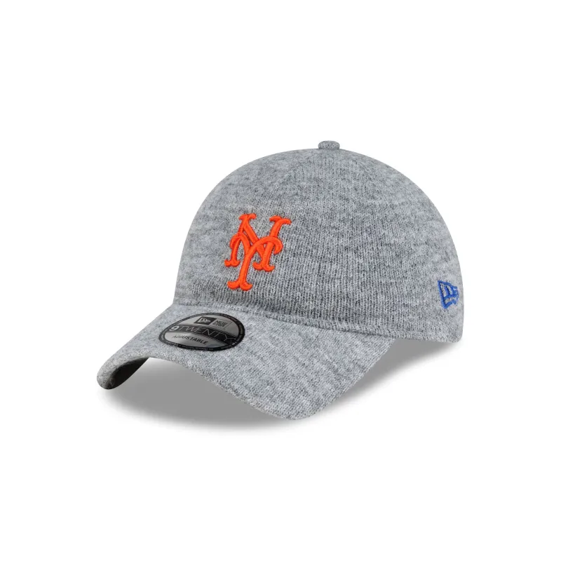 New York Mets Gray Wool 9TWENTY Adjustable Hat made by New Era