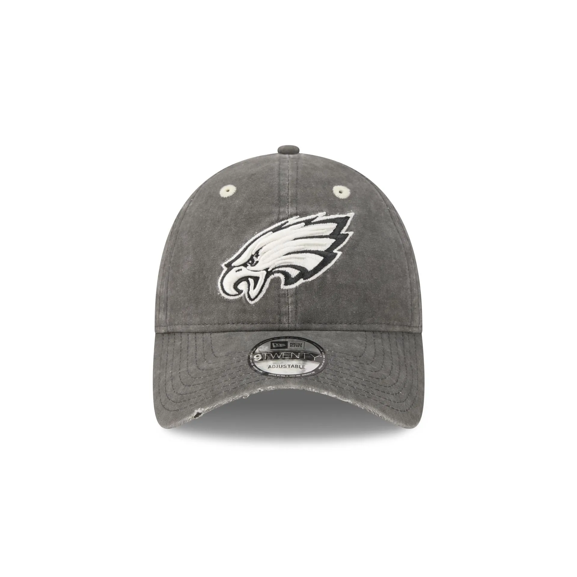 Philadelphia Eagles Washed Black Cotton 9TWENTY Adjustable Hat sold by New Era product image thumbnail 2