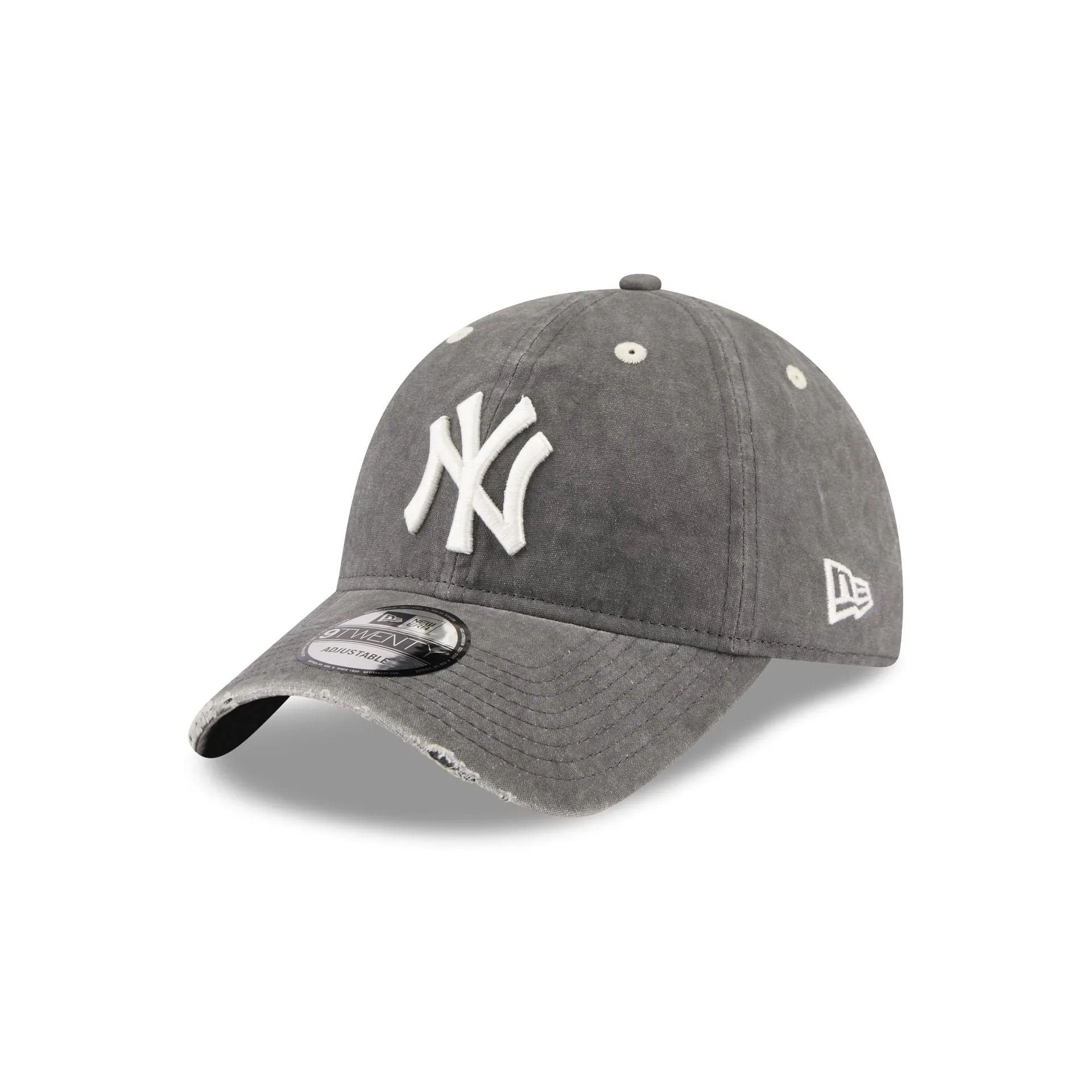 New York Yankees Washed Black Cotton 9TWENTY Adjustable Hat sold by New Era