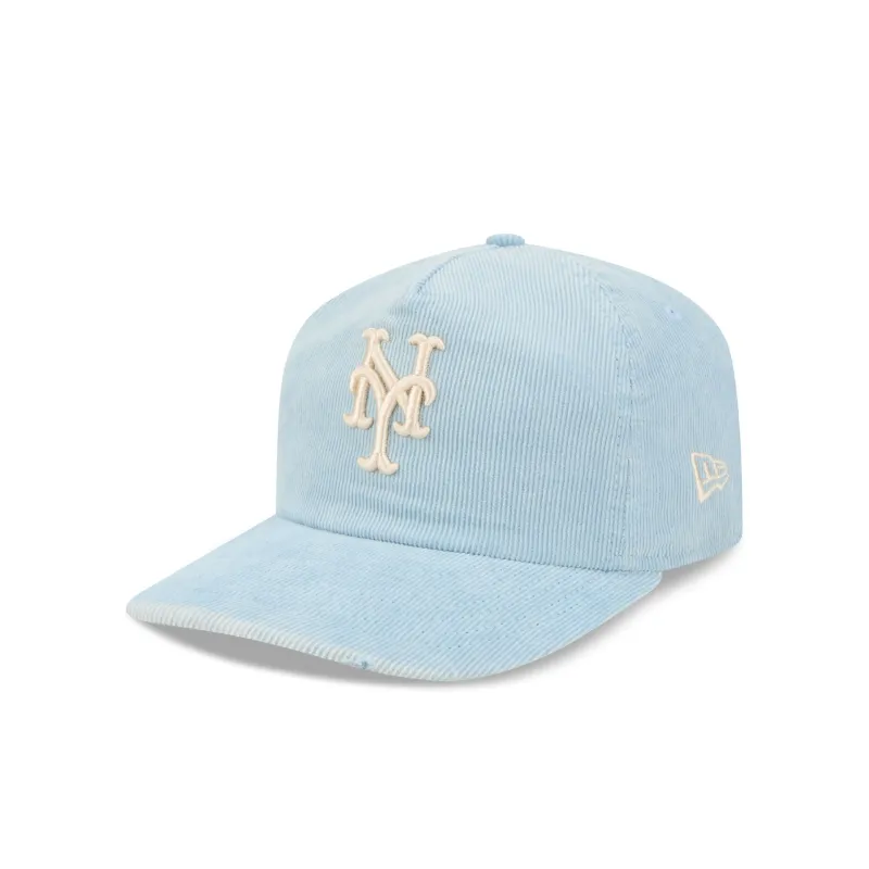 New York Mets Sky Blue Washed Corduroy 19TWENTY Adjustable Hat made by New Era