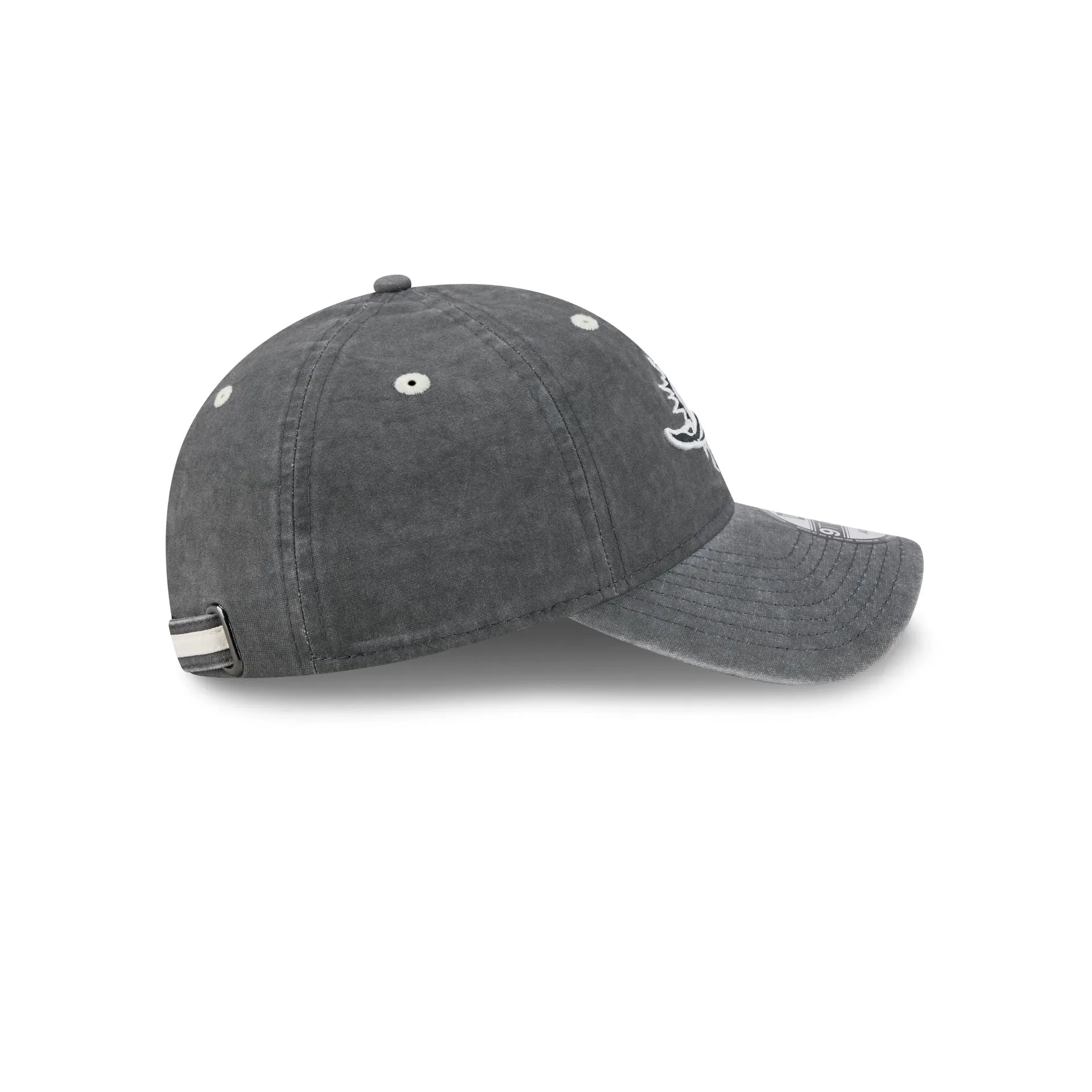 Miami Dolphins Washed Black Cotton 9TWENTY Adjustable Hat sold by New Era product image thumbnail 5