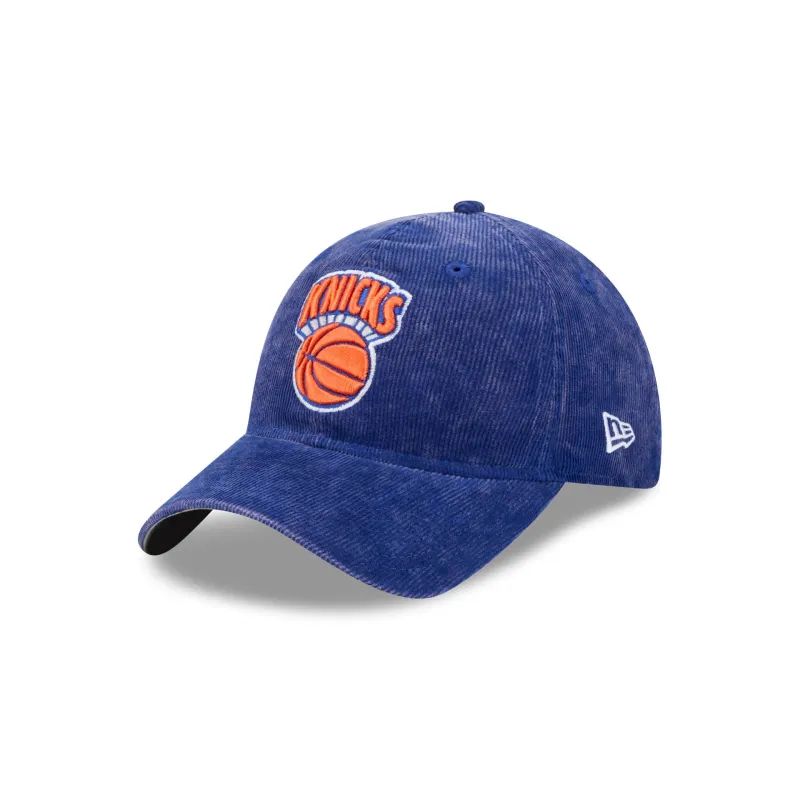 New York Knicks Washed Cord 9TWENTY Adjustable Hat made by New Era