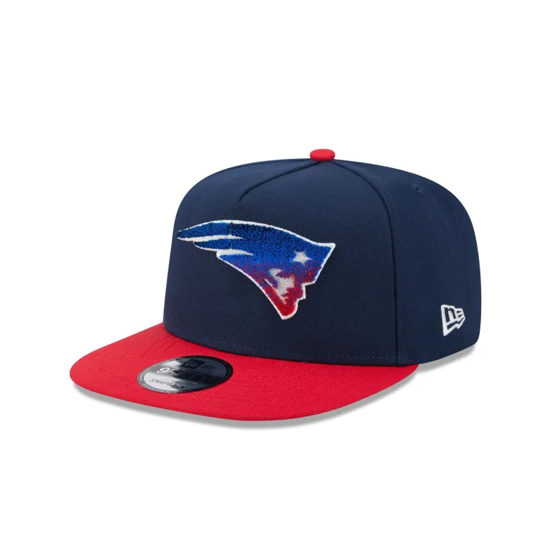 New England Patriots Fade Logo 9FIFTY A-Frame Snapback Hat made by New Era
