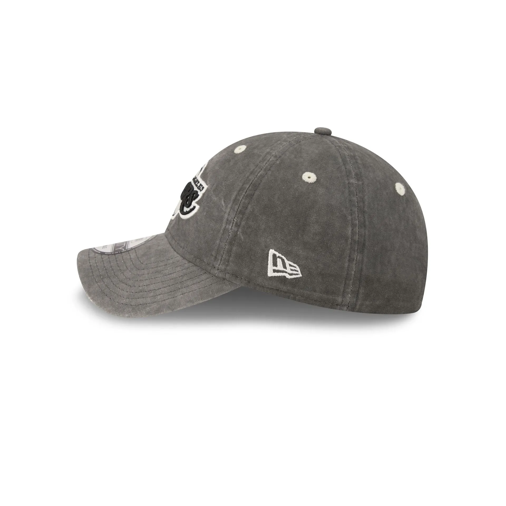 Los Angeles Lakers Washed Black Cotton 9TWENTY Adjustable Hat sold by New Era product image thumbnail 4