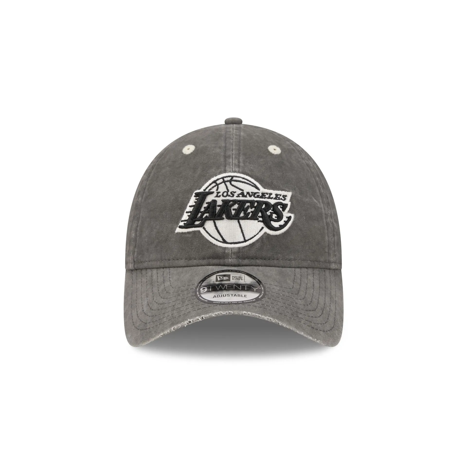 Los Angeles Lakers Washed Black Cotton 9TWENTY Adjustable Hat sold by New Era product image thumbnail 2