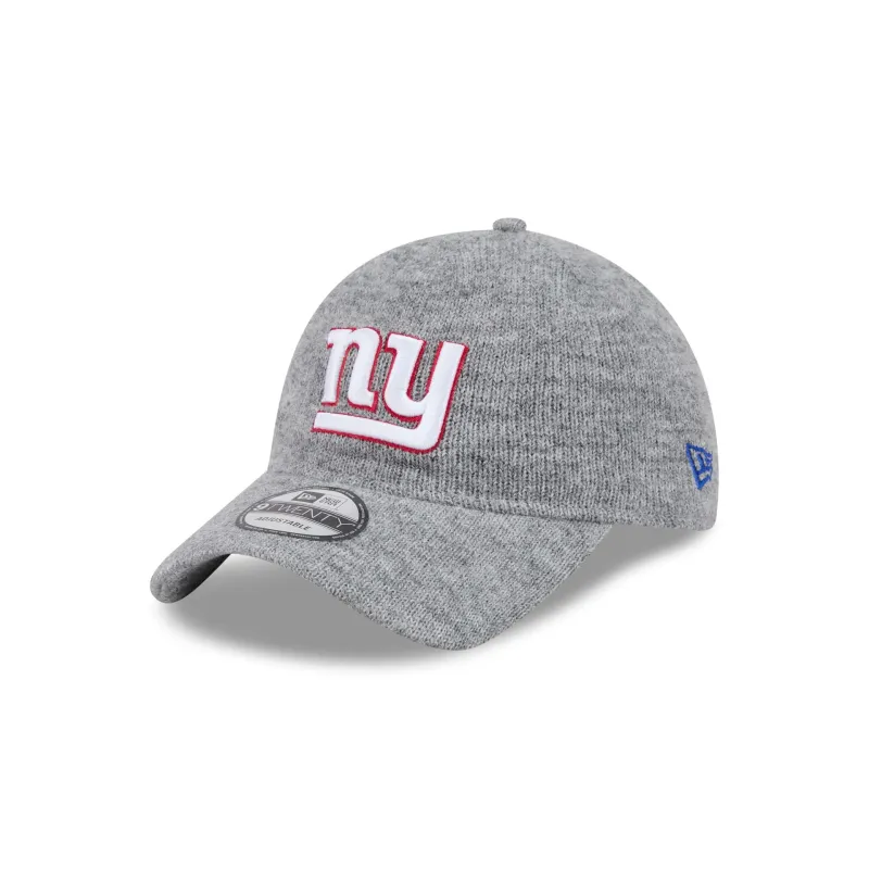New York Giants Gray Wool 9TWENTY Adjustable Hat made by New Era