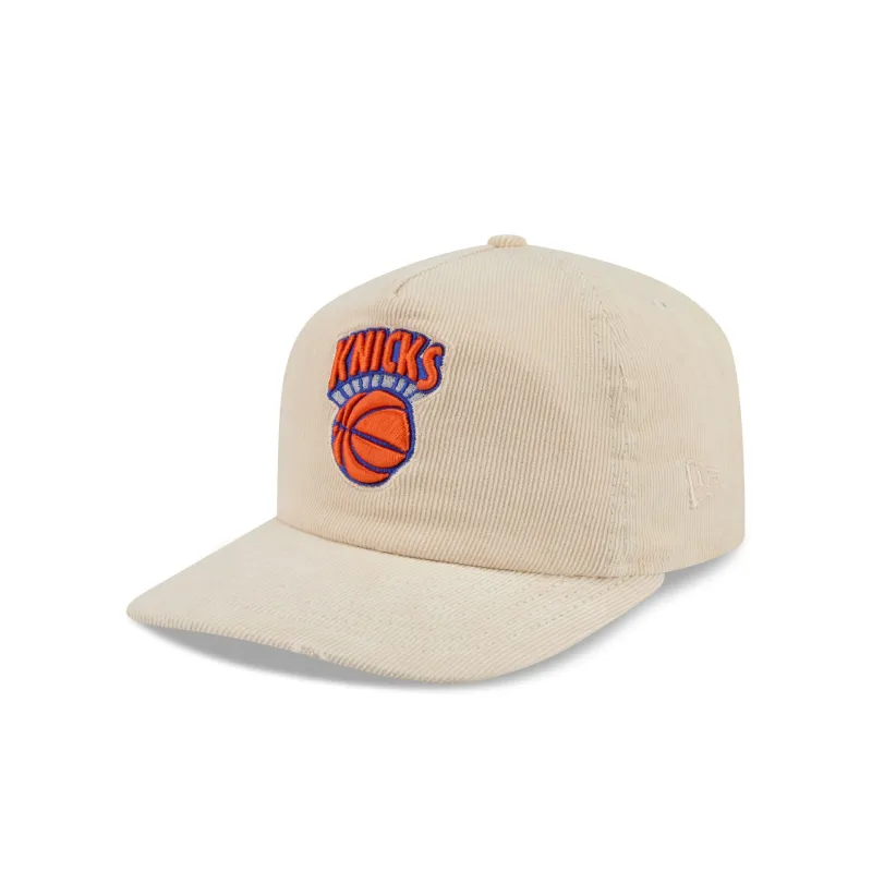 New York Knicks Chrome Corduroy 19TWENTY Adjustable Hat made by New Era