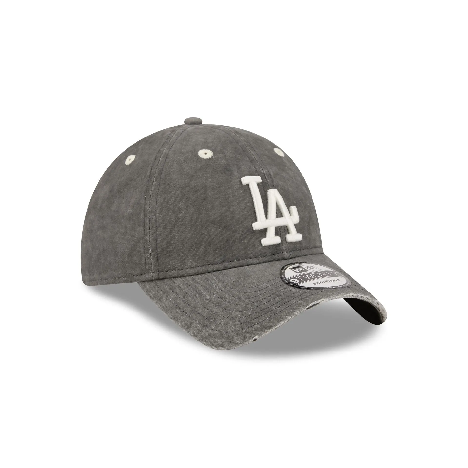 Los Angeles Dodgers Washed Black Cotton 9TWENTY Adjustable Hat sold by New Era product image thumbnail 3