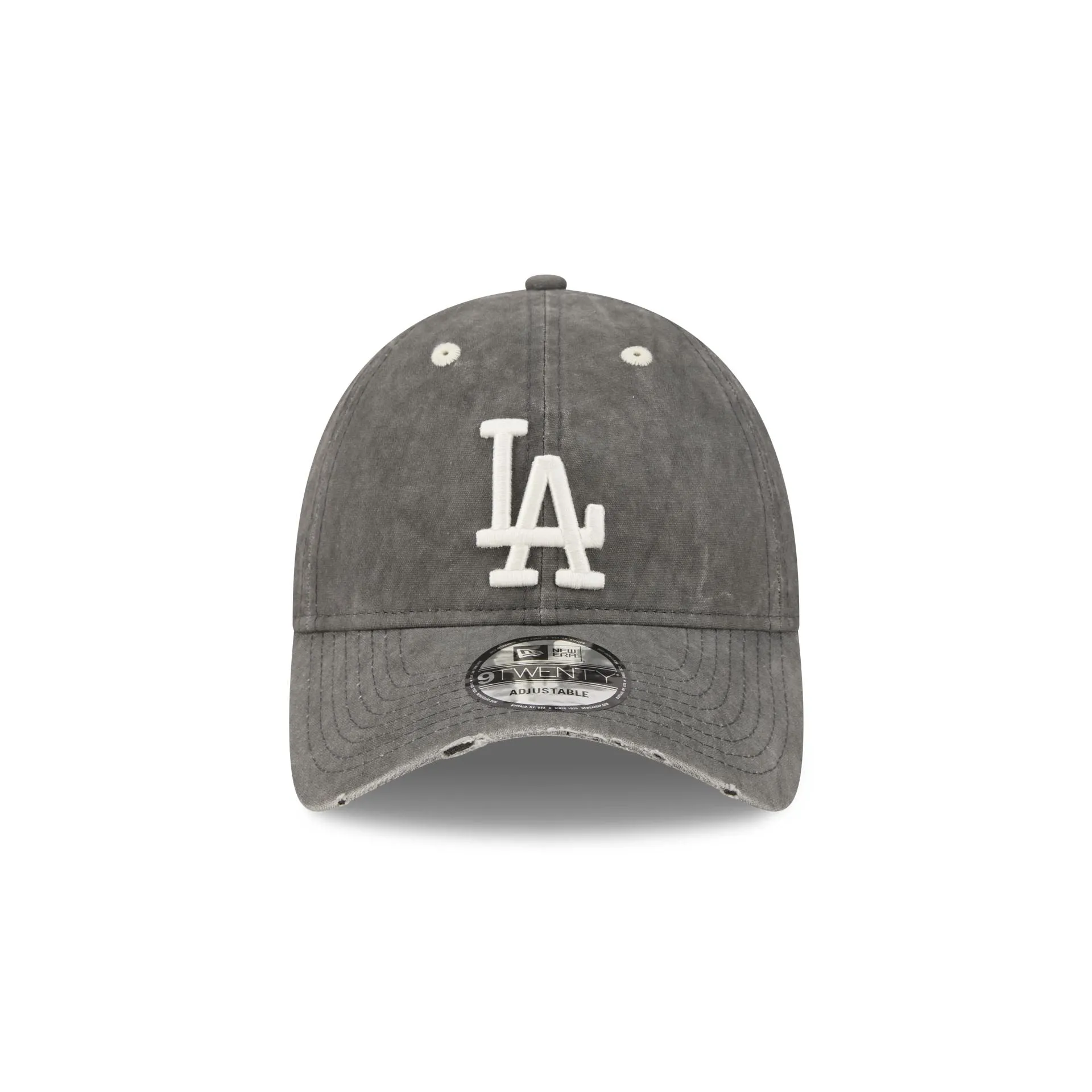 Los Angeles Dodgers Washed Black Cotton 9TWENTY Adjustable Hat sold by New Era product image thumbnail 2