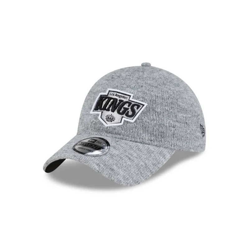 Los Angeles Kings Gray Wool 9TWENTY Adjustable Hat made by New Era