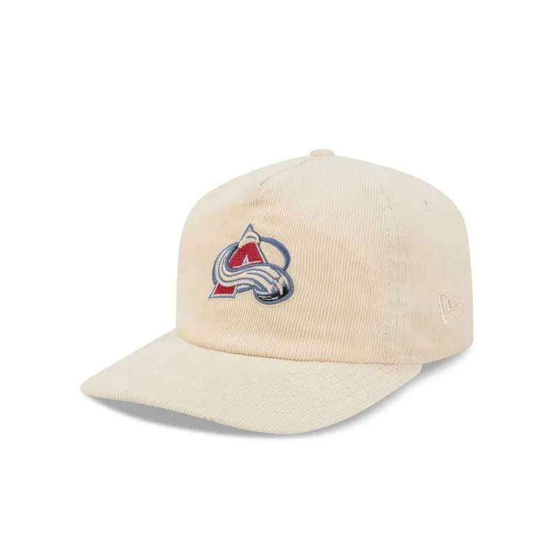 Colorado Avalanche Chrome Corduroy 19TWENTY Adjustable Hat made by New Era