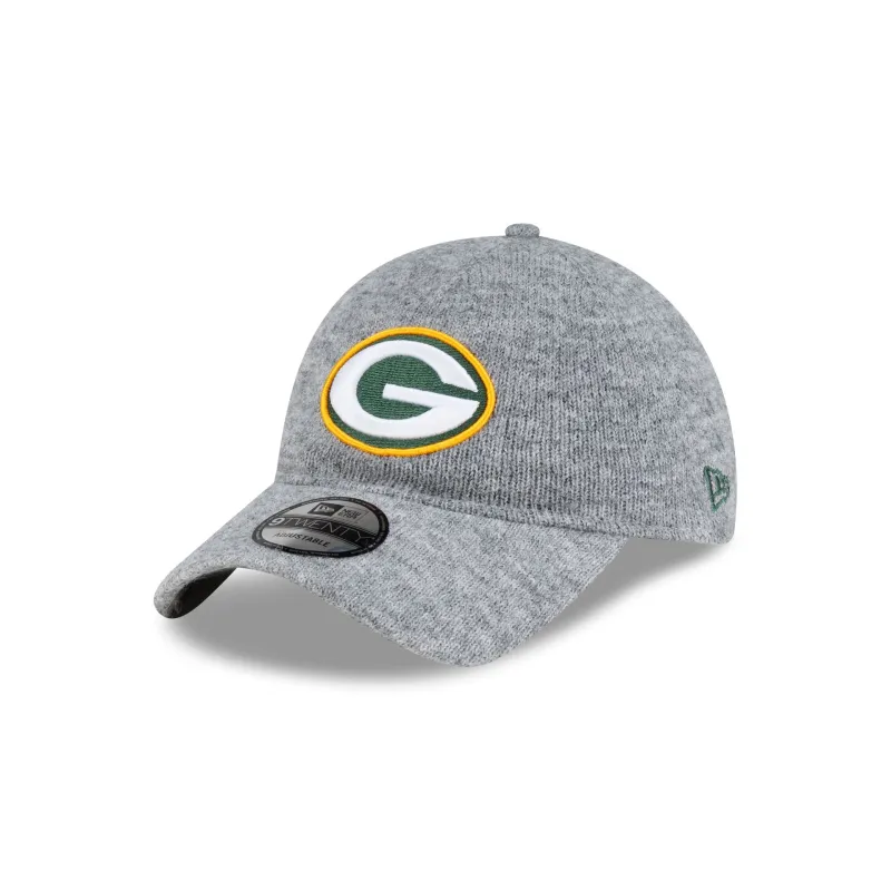 Green Bay Packers Gray Wool 9TWENTY Adjustable Hat made by New Era