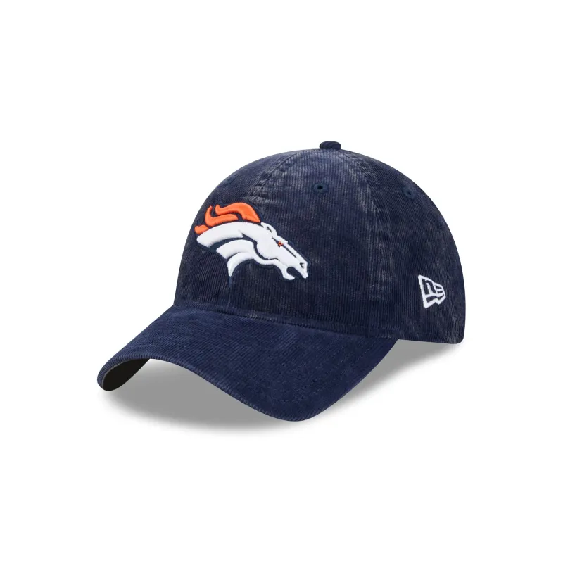 Denver Broncos Washed Cord 9TWENTY Adjustable Hat made by New Era