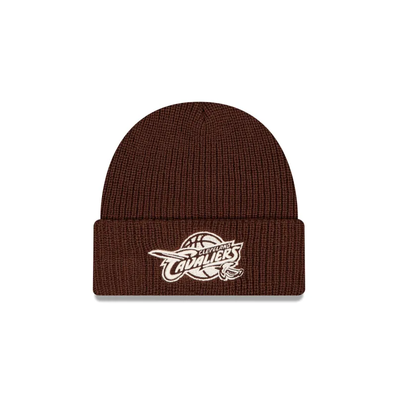 Cleveland Cavaliers Walnut Cuff Knit Beanie Hat made by New Era