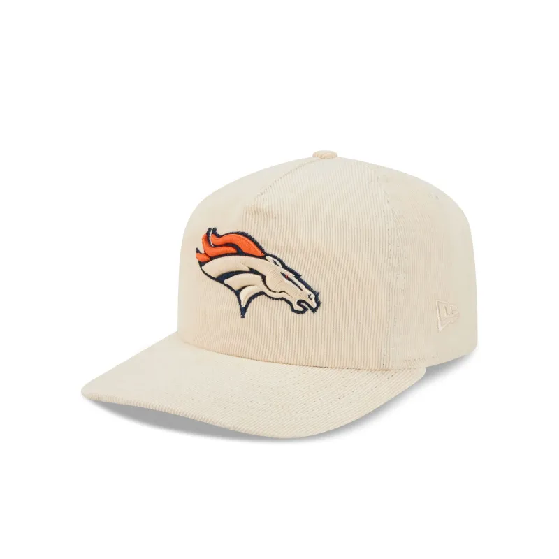 Denver Broncos Chrome Corduroy 19TWENTY Adjustable Hat made by New Era