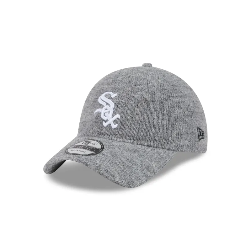 Chicago White Sox Gray Wool 9TWENTY Adjustable Hat made by New Era