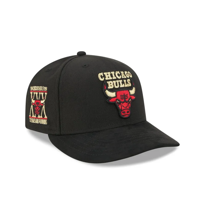 Chicago Bulls Hardwood Classics Side Patch 9FIFTY Snapback Hat made by New Era
