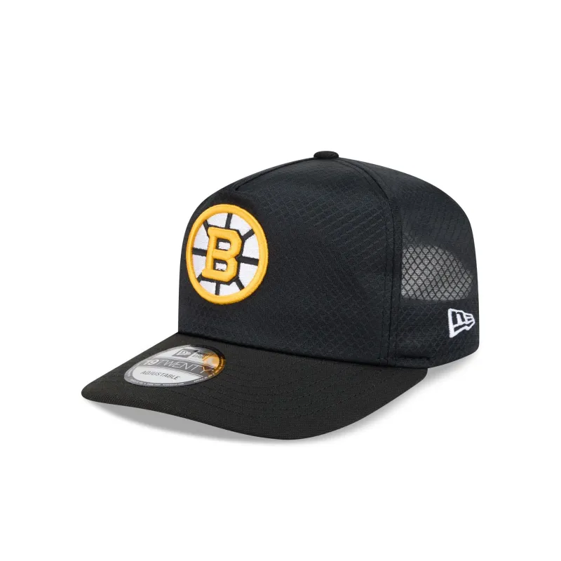 Boston Bruins Mesh 19TWENTY Trucker Hat made by New Era