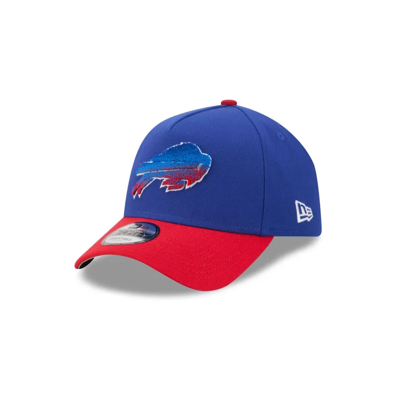 Buffalo Bills Fade Logo 9FORTY A-Frame Snapback Hat made by New Era