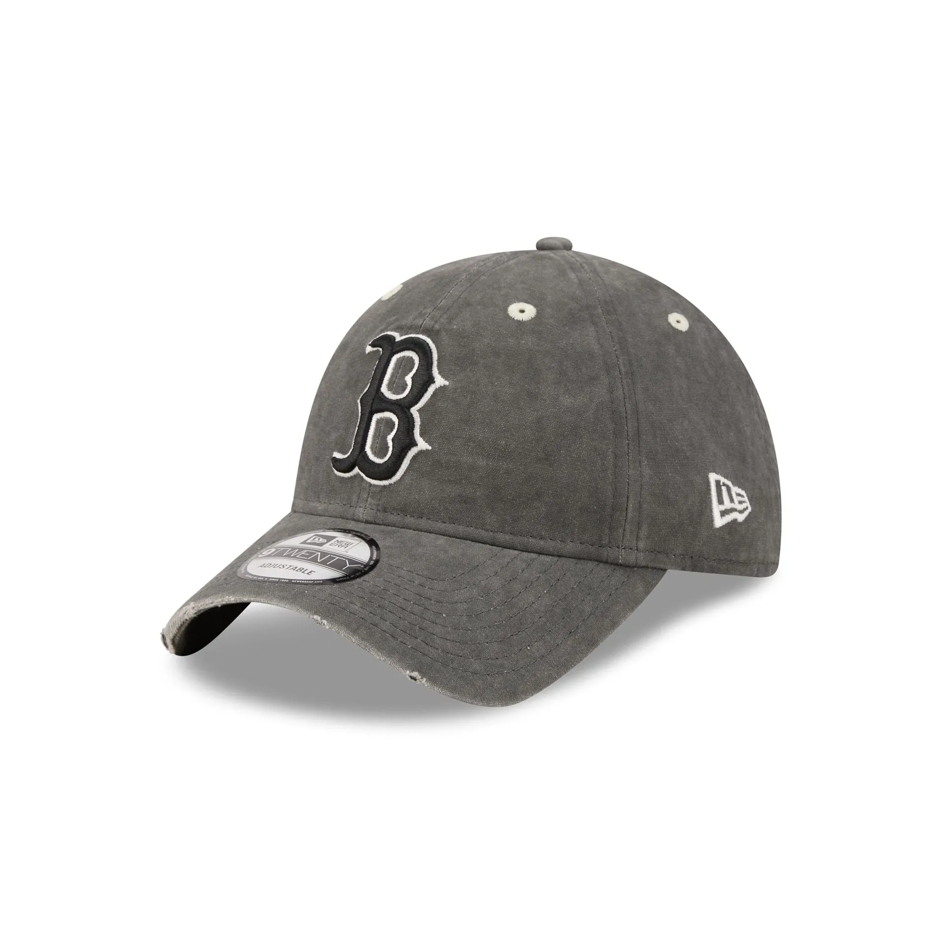 Boston Red Sox Washed Black Cotton 9TWENTY Adjustable Hat sold by New Era