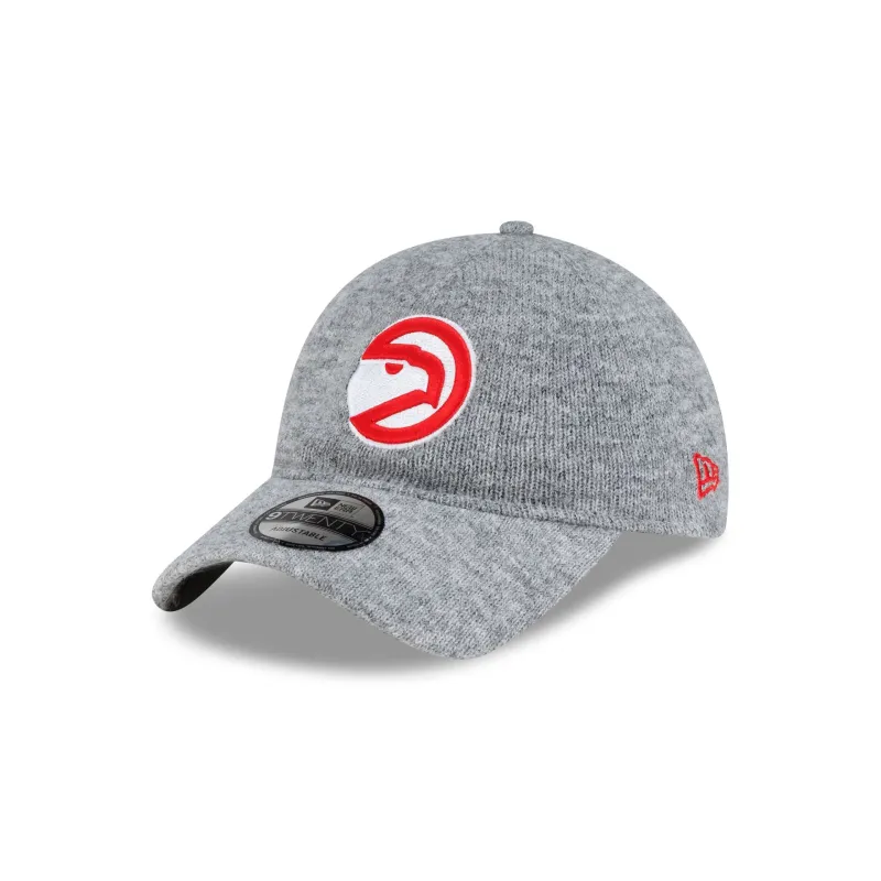 Atlanta Hawks Gray Wool 9TWENTY Adjustable Hat made by New Era