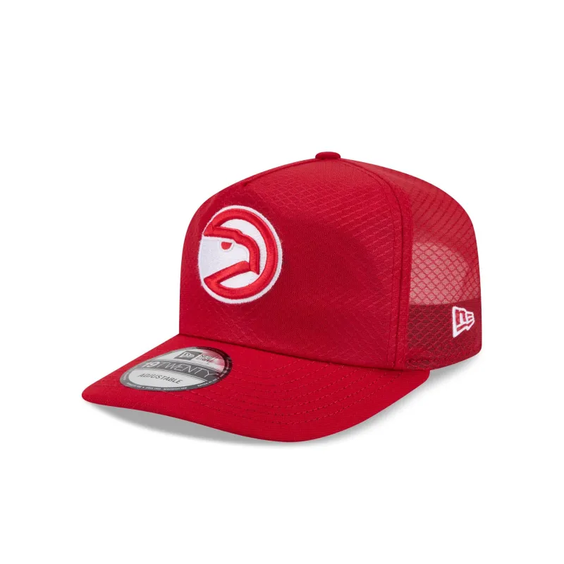 Atlanta Hawks Mesh 19TWENTY Trucker Hat made by New Era