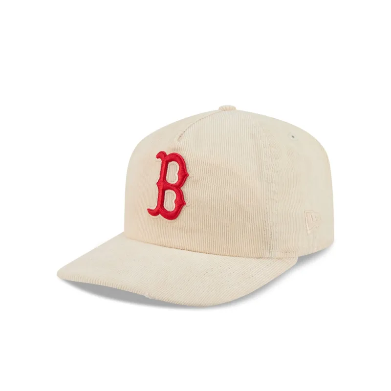 Boston Red Sox Chrome Corduroy 19TWENTY Adjustable Hat made by New Era