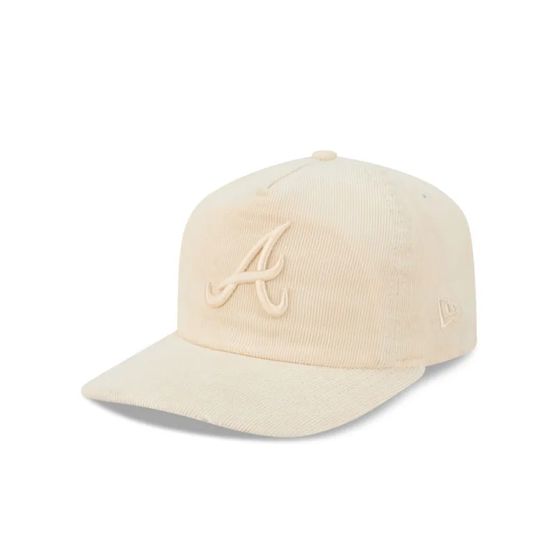 Atlanta Braves Chrome Corduroy 19TWENTY Adjustable Hat made by New Era