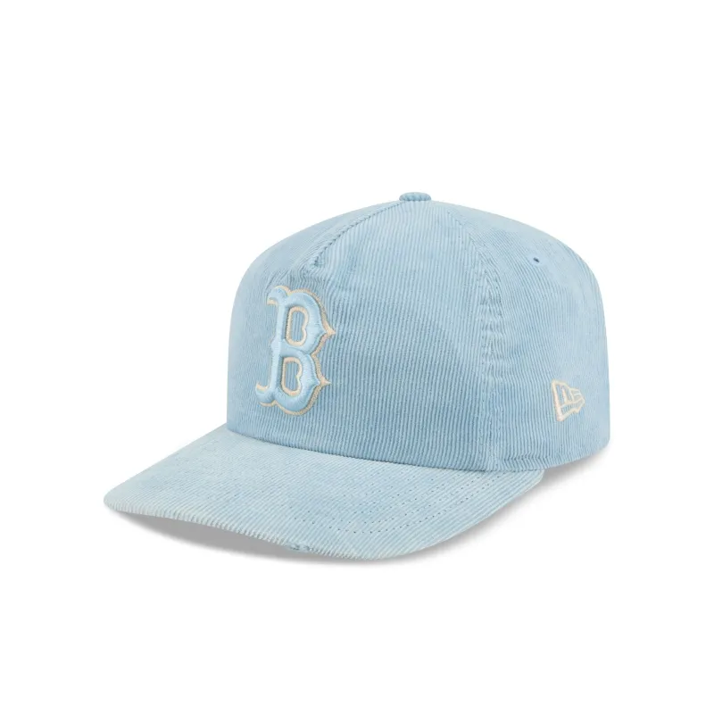 Boston Red Sox Sky Blue Washed Corduroy 19TWENTY Adjustable Hat made by New Era