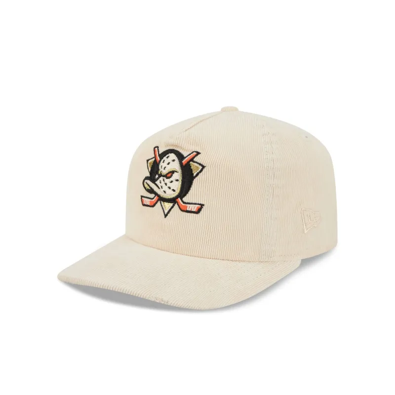 Anaheim Ducks Chrome Corduroy 19TWENTY Adjustable Hat made by New Era