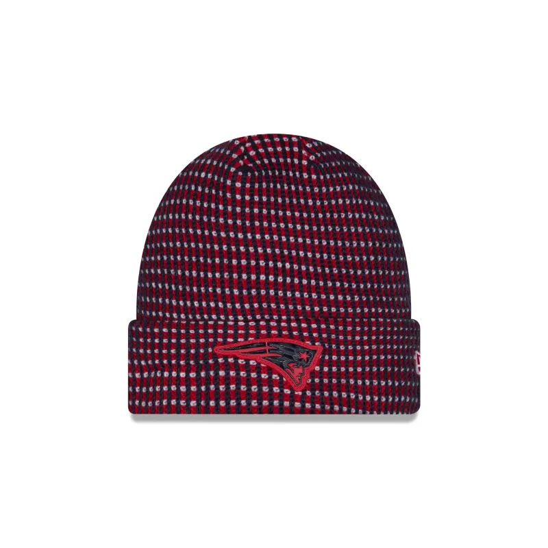 New England Patriots 2026 Sideline Cold Weather Cuff Knit Hat made by New Era