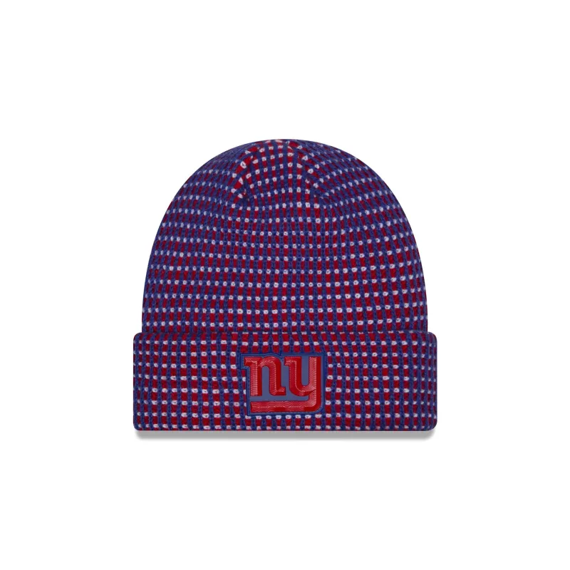 New York Giants 2026 Sideline Cold Weather Cuff Knit Hat made by New Era