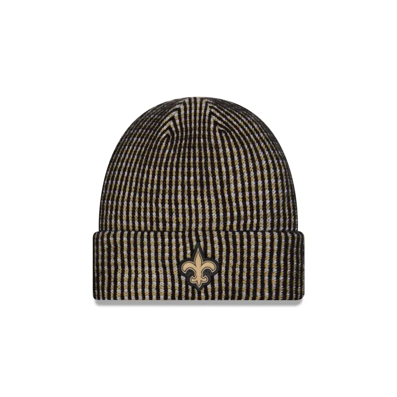 New Orleans Saints 2026 Sideline Cold Weather Cuff Knit Hat made by New Era