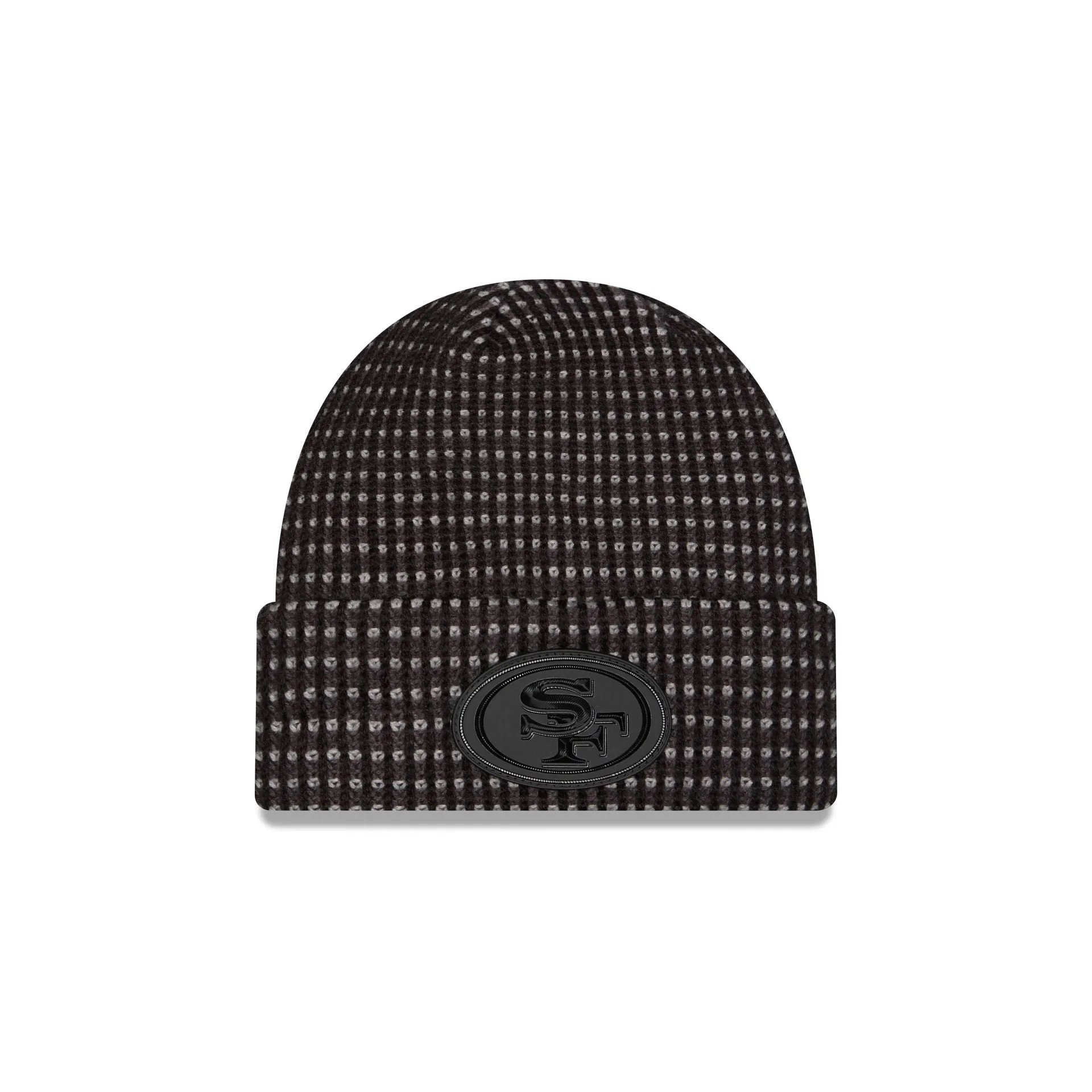 San Francisco 49ers 2026 Sideline Cold Weather Black Cuff Knit Hat sold by New Era