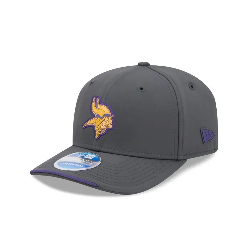 Minnesota Vikings 2026 Sideline Cold Weather 9SEVENTY Stretch-Snap Hat made by New Era