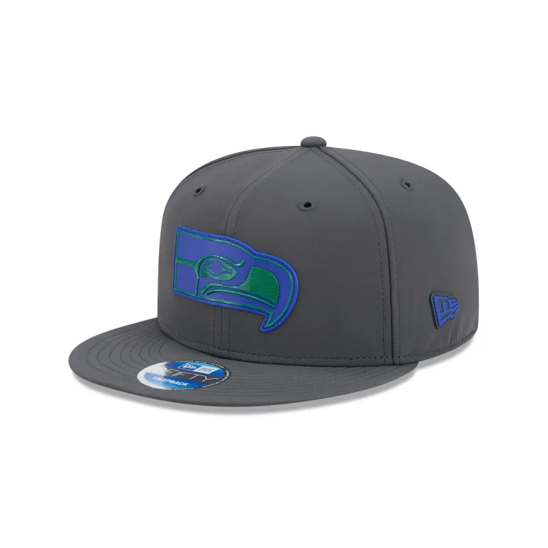 Seattle Seahawks 2026 Sideline Cold Weather Historic 9FIFTY Snapback Hat made by New Era