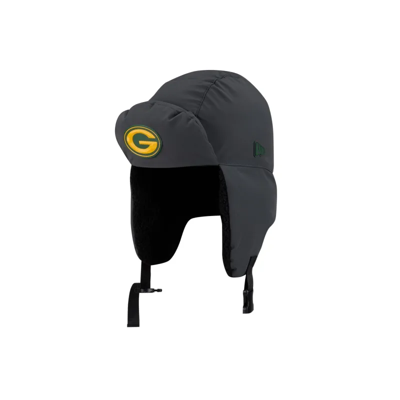 Green Bay Packers 2026 Sideline Cold Weather Fashion Trapper Hat made by New Era