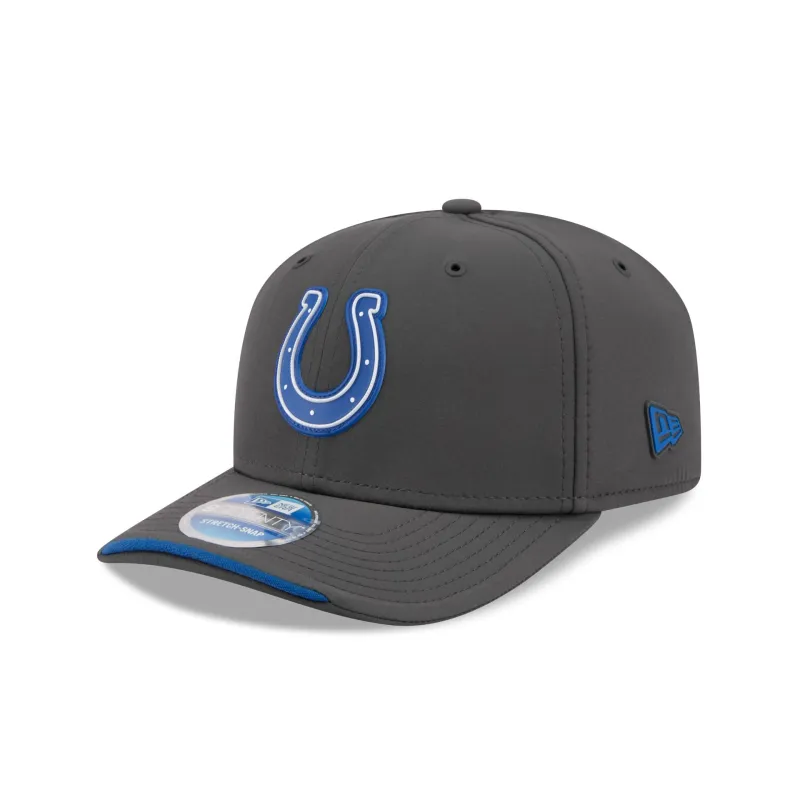 Indianapolis Colts 2026 Sideline Cold Weather 9SEVENTY Stretch-Snap Hat made by New Era