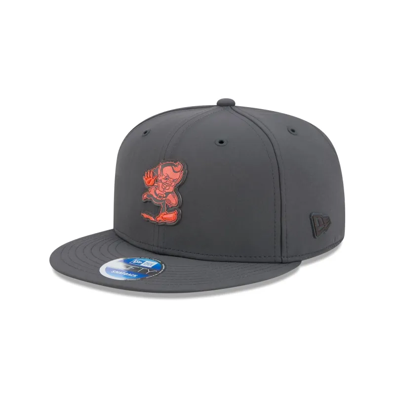 Cleveland Browns 2026 Sideline Cold Weather Historic 9FIFTY Snapback Hat made by New Era